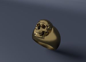 bague tete de mort